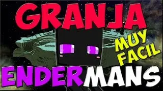 TUTORIAL MINECRAFT ✅ | GRANJA DE ENDERMANS 💥| GRANJA EXPERIENCIA | MUY FACIL  😱  | ESPAÑOL  1.14