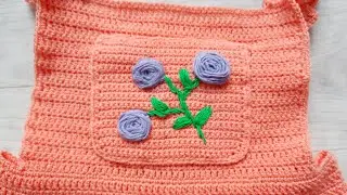 Кесте тігіп үйрену🤩.Вышивка гладью цветы для начинающих.DIY