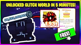 PET SIMULATOR X *NEW* HOW TO UNLOCK *GLITCH WORLD* IN 5 MINUTES! FREE MYTHIC GLITCH PETS! - ROBLOX