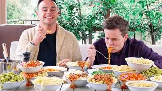 Ant & Dec Try RANKING Italian Pasta! | Taste Mates