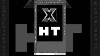 How to make a Text Blend effect in Adobe Illustrator. #shorts