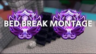 RANKED ROBLOX BEDWARS BED BREAKING MONTAGE #robloxbedwarsranked