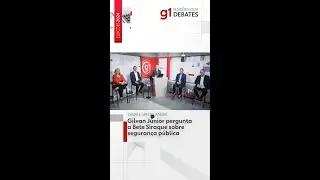 Gilvan Júnior pergunta a Bete Siraque sobre segurança pública | Eleições municipais Santo André