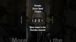 Simple Drum Beat Loop - 72bpm 