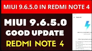 Redmi note 4 user very big good news|Miui 9.6.5.0 new update coming soon|Redmi note 4|Must watch