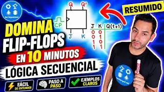 ✅FLIP FLOP RS, D, JK y T [𝙏𝙤𝙙𝙤𝙨 𝙡𝙤𝙨 𝙁𝙡𝙞𝙥-𝙁𝙡𝙤𝙥𝙨 𝙚𝙣 6 𝙢𝙞𝙣𝙪𝙩𝙤𝙨 😎​🫵​💯​] Electrónica Digital