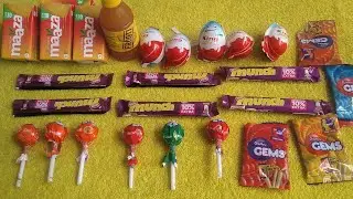 eliza:Chocolate Eating Dairy millk crispello,Munch nuts,Kitkat,Lots of candies