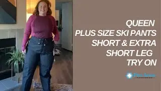 Queen Ski Pants in Short and X Short leg length sizes 3XL-10XL