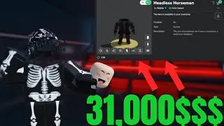BUYING HEADLESS IN ROBLOX...