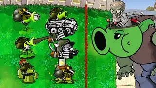 Plant vs Zombies Hack : World War Mode vs Dr.Zomboss