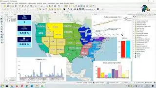 Tutorial QGIS Dashboard. Subtitled in English