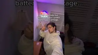 What you look like based on your current battery percentage… Insp. by 