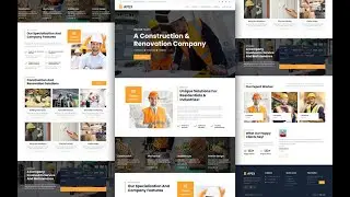 Responsive Apex/ Builing Website Design Using HTML / CSS / JAVASCRIPT .