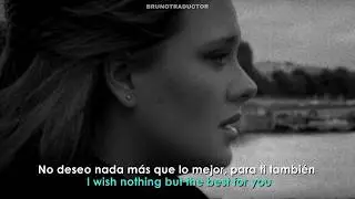 Adele - Someone Like You // Lyrics + Español // Video Official