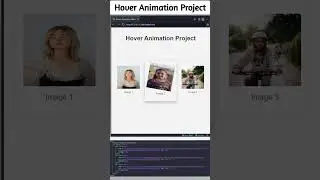 Hover Animation Project | HTML CSS | Source Code | #coding #htmlcss #shorts