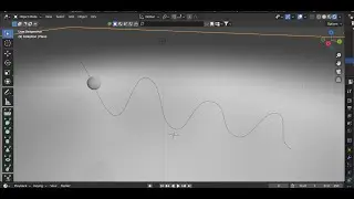 3d ball animation in blender attached with line #blender #animation #3dball
