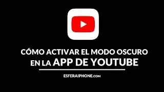 How to activate dark mode in the YouTube app