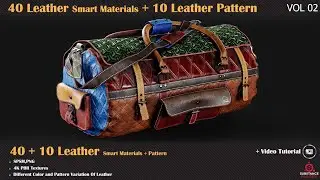 40 Leather Smart Materials + 10 Leather Patterns + Video Tutorials