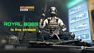 Bgmi live stream with ROYAL BOSS #live #bgmi #livestream