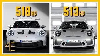 Porsche 911 GT3 RS 992 vs 991.2 | Car Spec Comparison | 4enthusiasts