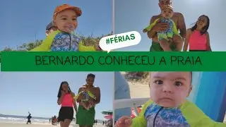 #ferias 💚| Bernardo conheceu a praia + Pizza na casa da sogra
