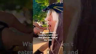 Eating food at the CON be like -#genshin #genshinimpact in