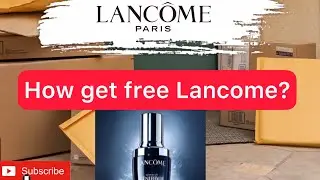 How get free samples from Lancôme ?