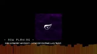 Kele vs Sander van Doorn - What Did I Do (Feat. Lucy Taylor)