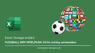 Free schedule for the 2026 World Cup as an Excel template - here's how!