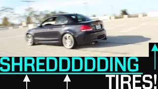 BMW burnouts! 135is Wheel Upgrade.. Tire Roost 2017-18