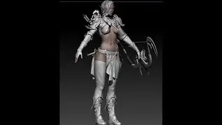 поделаем Эльфийку (завершаем все в зебре и готовимся к ретопу)