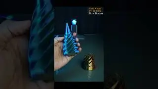 😵 Hypnotic Spiral Cone Fidget: 3D Printed Satisfaction