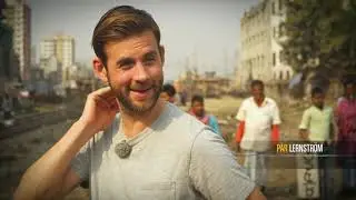 Pär Lernström får hälsningar från barnen i hans tidigare resa till Bangladesh.