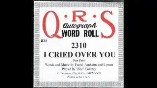 I Cried For You (Now It's Your Turn To Cry Over Me) - Piano Roll
