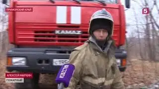 Пожары в Приморье из за аномально теплой погоды