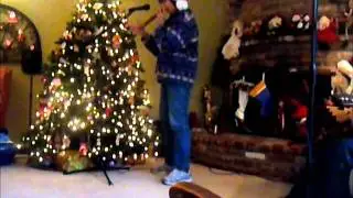 Marina Nadir Plays on her Nose Flute We wish you Marry Christmas, Jingle Bells