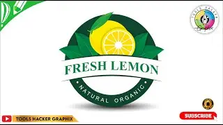 Fresh Lemon Logo Design | Tools Hacker Graphix