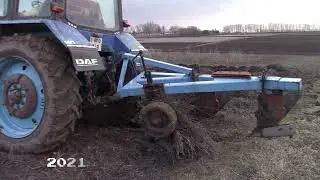 Весенняя пахота 2021   Трактор мтз 82 и плевать 3.30