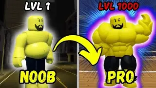 Going From Noob To Pro In Gym League! ROBLOX (2024)