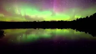 A magia do céu a noite
