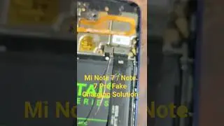 Redmi Note 7 / Note 7 Pro Fake Charging Solution (Jumper) #Fakecharging #slowcharging