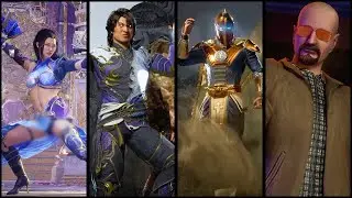 Dragon Queen Kitana, Dragon King Liu Kang, Doctor Fate & Walter White - Skin Mod Showcase - MK1