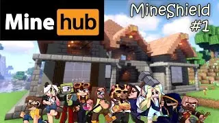 MineShield #1 МОЙ ДОМ - ДЕПО НА СПАВНЕ - СОВМЕСТНОЕ ВЫЖИВАНИЕ С ДРУЗЬЯМИ 1.14+