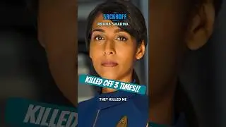 Does Rekha Sharma hold a Star Trek record for dying the most?? #startrekdiscovery #hollywoodstories
