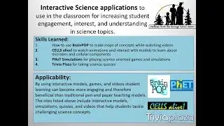 Interactive Science applications to use in the classroom
