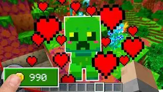 I Have a Pet Creeper in Minecraft!