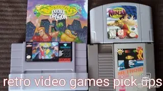 retro video games picks ups