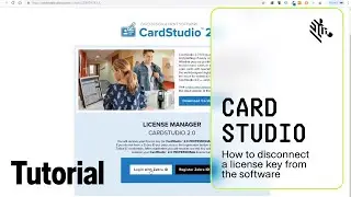 How to disconnect a license key from the software | zebra