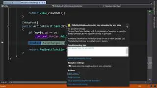 ASP.NET MVC-5 4.10 Building Forms - Troubleshooting Entity Validation Errors