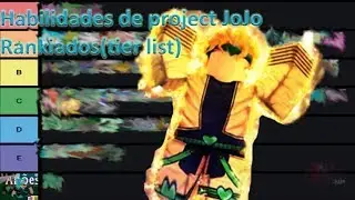 (Contains JoJo spoilers)Project JoJo Tier List